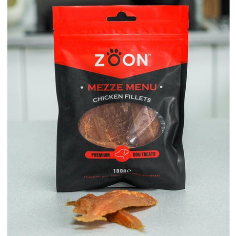 Zoon 100g Mezze Menu Chicken Fillet Dog Treats