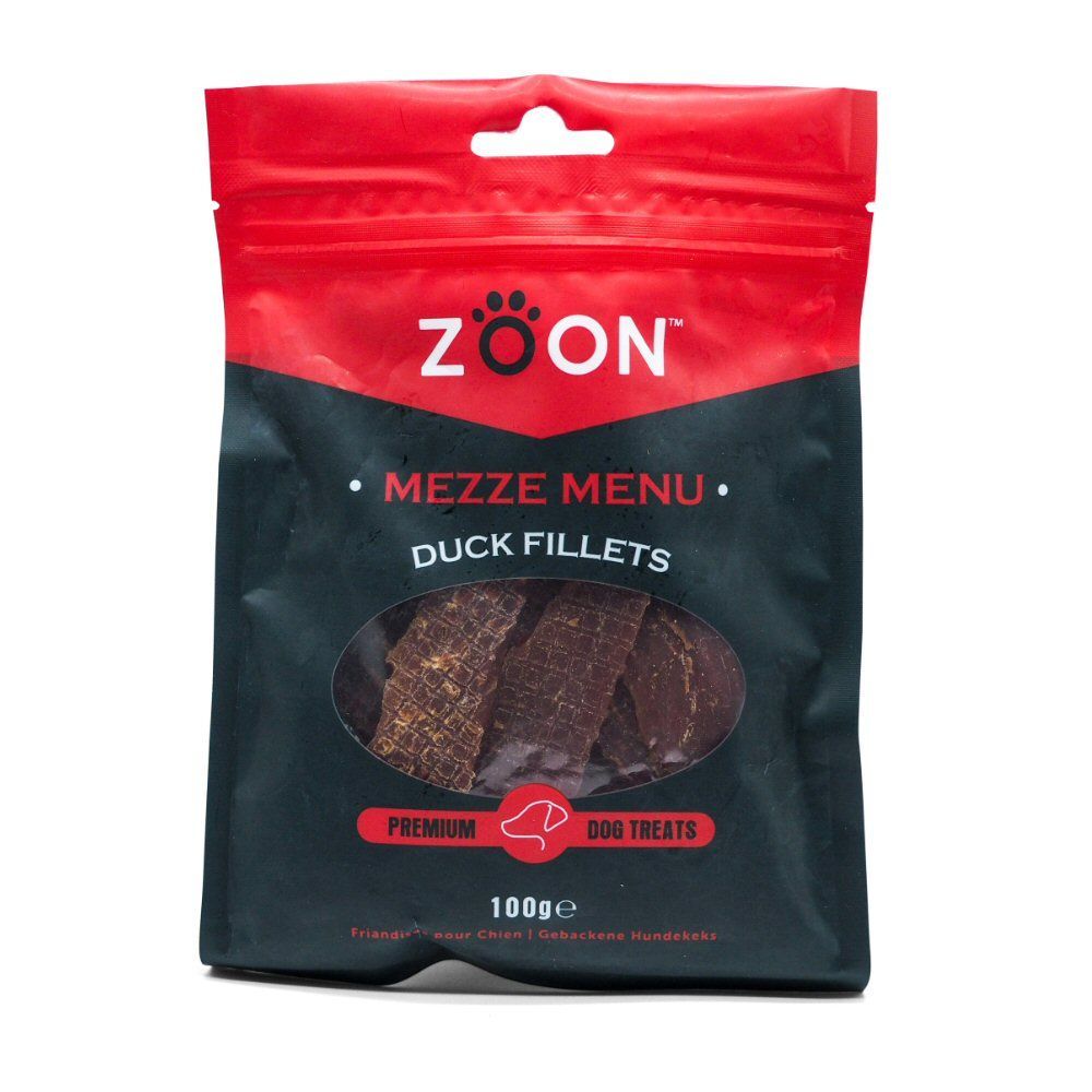 Zoon 100g Mezze Menu Duck Fillet Dog Treats