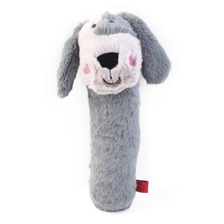 Zoon 25cm Sausage Roll Doggie Squeaky Soft Dog Toy (Choice of 2)