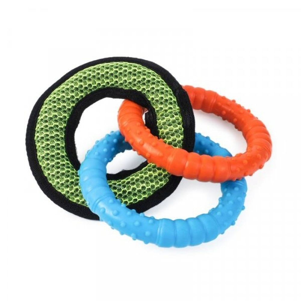 Zoon Dura Tri Ring Dog Toy