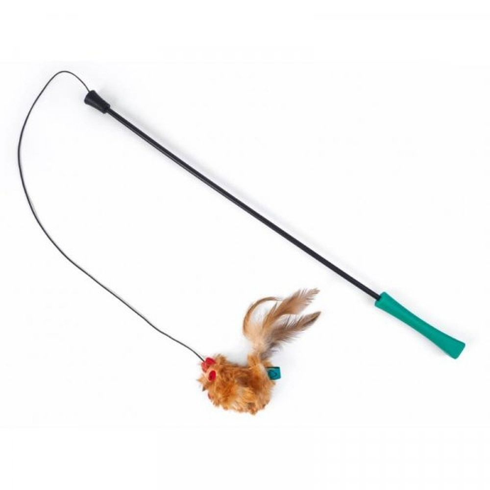 Vibrant Life Worm Teaser Wand Cat Toy - Pet Supplies Online Store