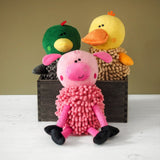 Zoon 23cm Noodly Duck Squeaky Soft Dog Toy