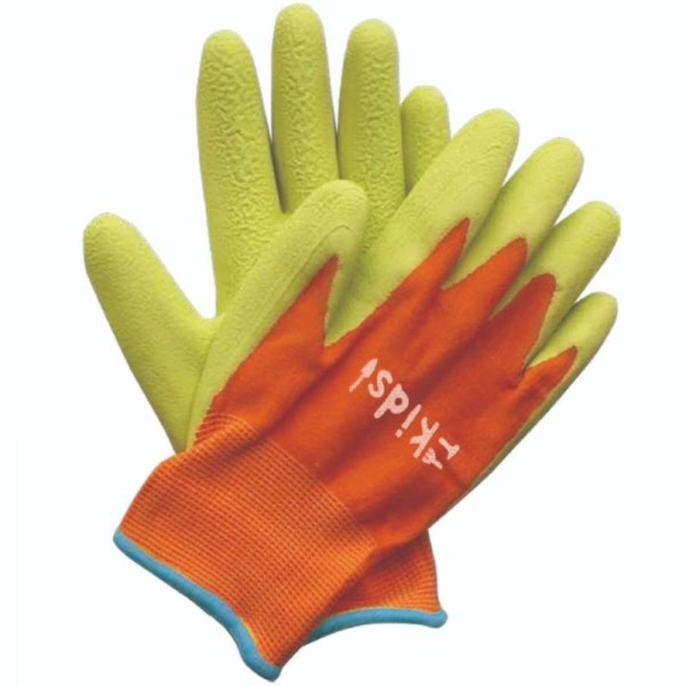 Briers Kids! Orange & Green Junior Diggers Gloves - 6-10 Yrs