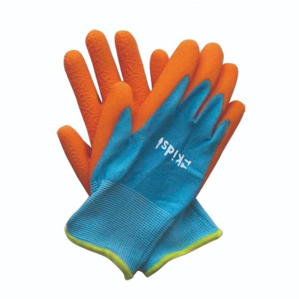 Briers Kids! Orange & Blue Junior Diggers Gloves - 6-10 Yrs