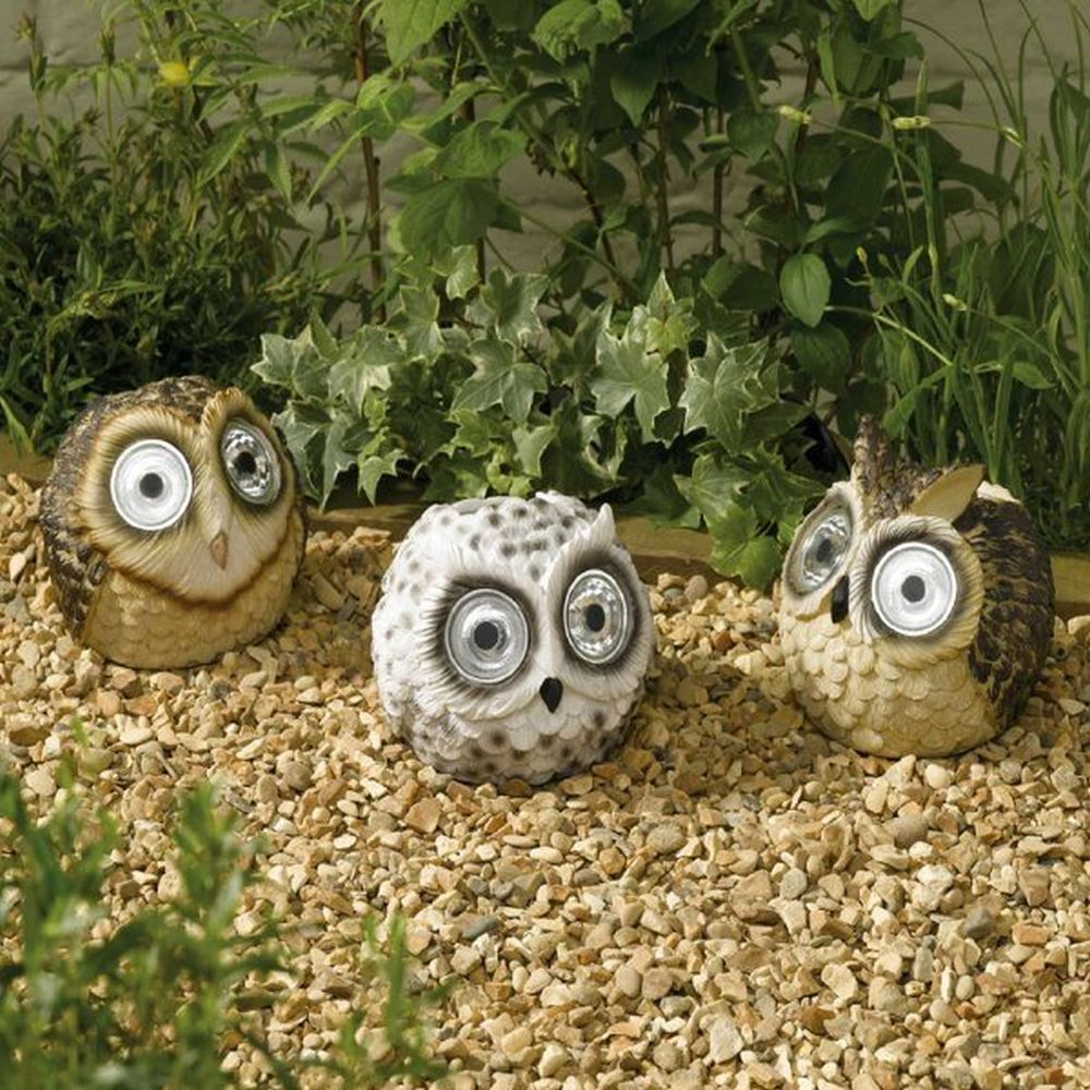 Smart Solar Bright Eye Owl Solar Spot Light (Choice of 3)