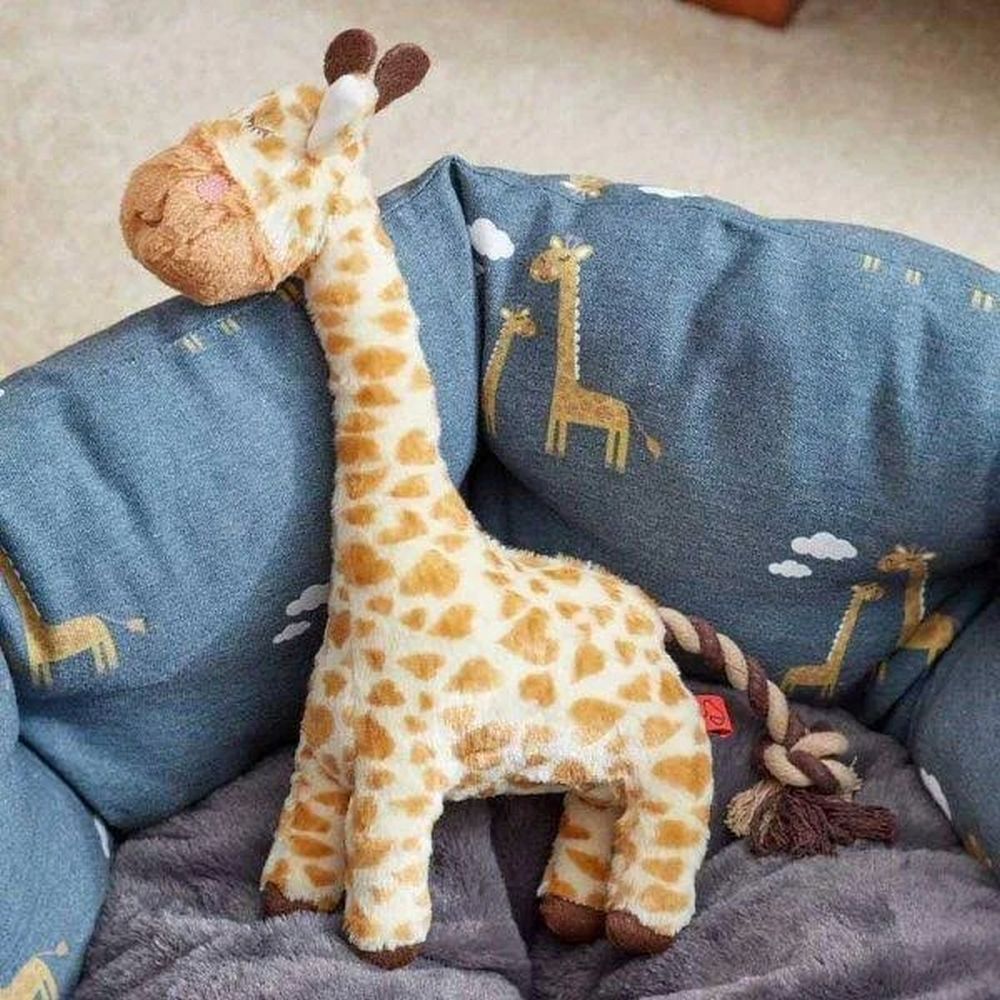 Zoon Junior Giraffe Plush Dog Toy