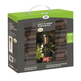 Smart Solar 47cm Black Party Flaming Torch (Pack of 5)