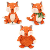 Zoon Foxy PlayPal Squeaky Soft Dog Toy (Choice of 3)