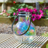 Smart Solar 22cm Firefly LED Opal Lantern