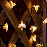 Smart Solar 50 Buzzy Bee String Lights