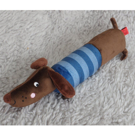 Zoon 34cm Frankie Sausage PlayPal Squeaky Dog Toy