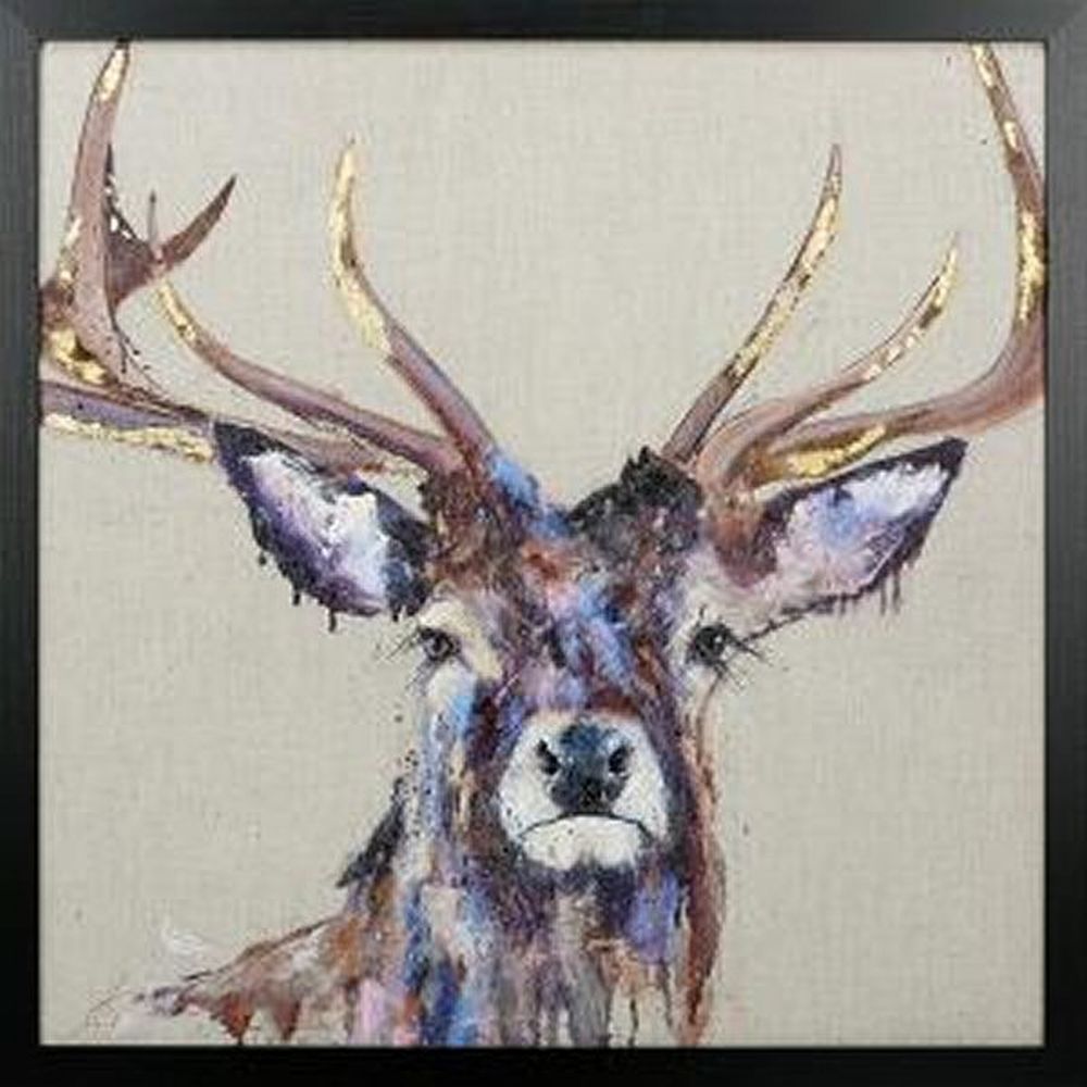 Artko 74.5cm 'Majesty' Framed Embellished Print by Louise Luton