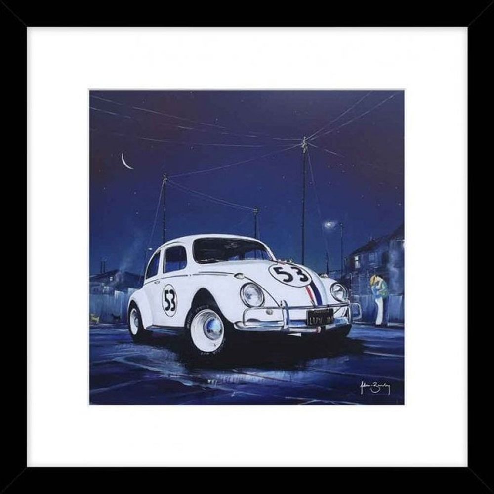 Artko 43cm 'Racing Bug' Framed Print by Adam Barsby