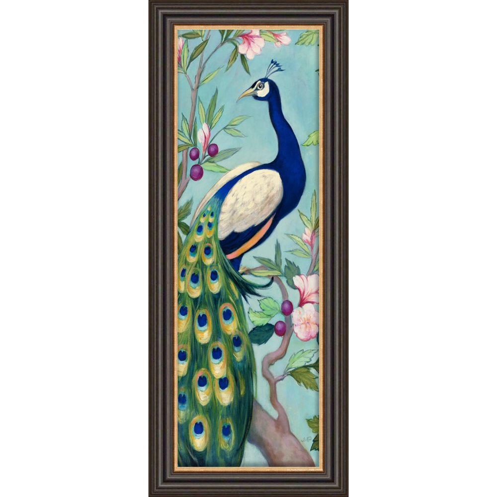 Artko 67cm 'Pretty Peacock I' Framed Print by Julia Purinton