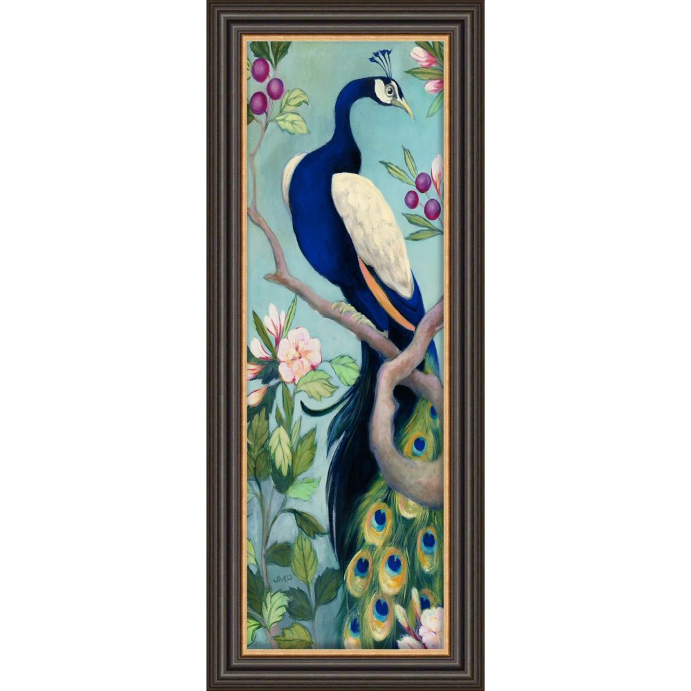 Artko 67cm 'Pretty Peacock II' Framed Print by Julia Purinton