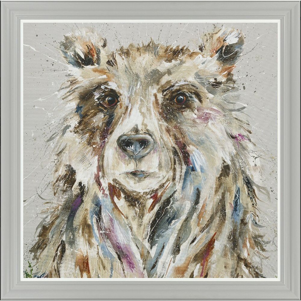 Artko 91cm Harold Bear Framed Print By Nicola Jane Rowles