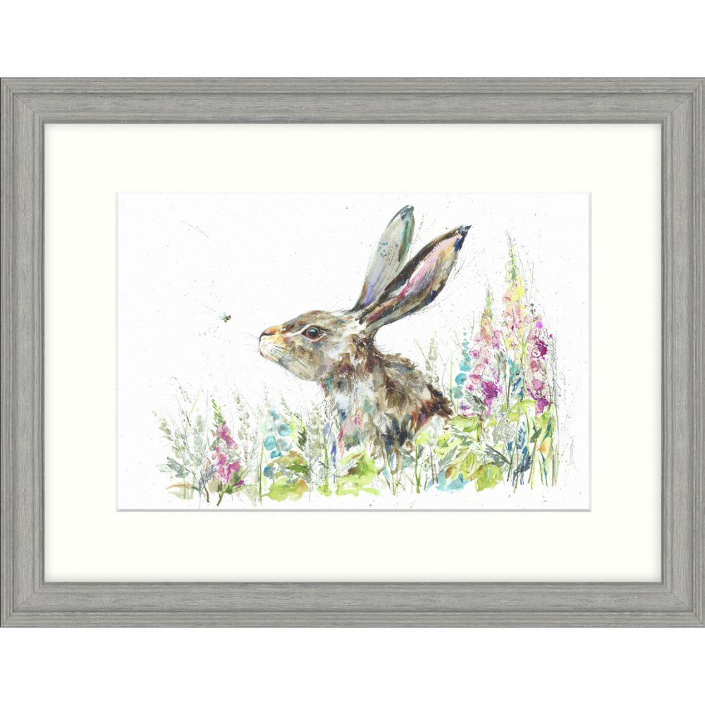 Artko 45cm Harriet Hare Framed Print By Nicola Jane Rowles