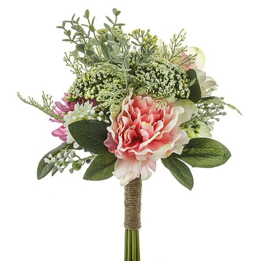 CB Imports Artificial Flora Mixed Peony Bouquet