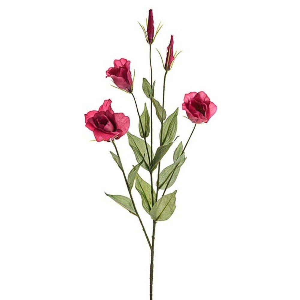 CB Imports 78cm Burgundy Olivia Artificial Lisianthus Spray