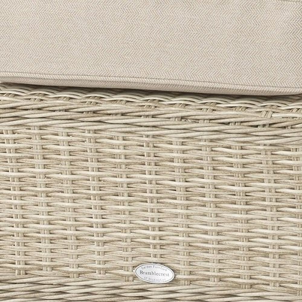 Bramblecrest Chedworth 8 Seater Firepit Reclining Corner Sofa Furniture Suite Sandstone