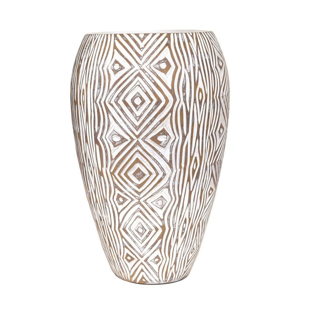 Straits 32.5cm Geometric Design Vase