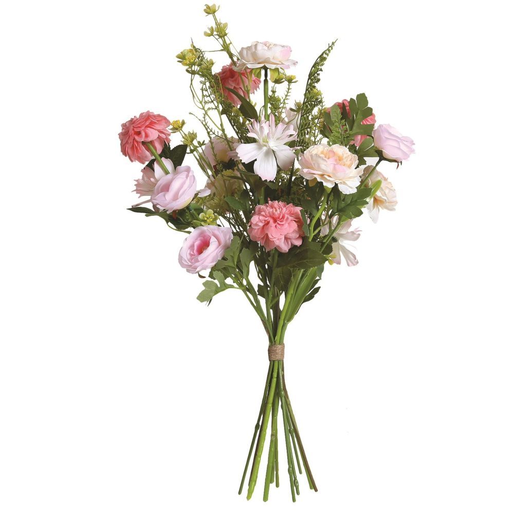 Straits 60cm Peach Artificial Rose Bouquet