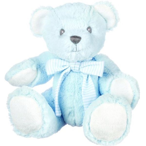 Suki 17cm Blue Hug-A-Boo Bear With Rattle