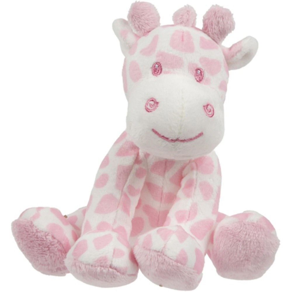 Suki Gifts Pink & White Bing Bing Giraffe Rattle