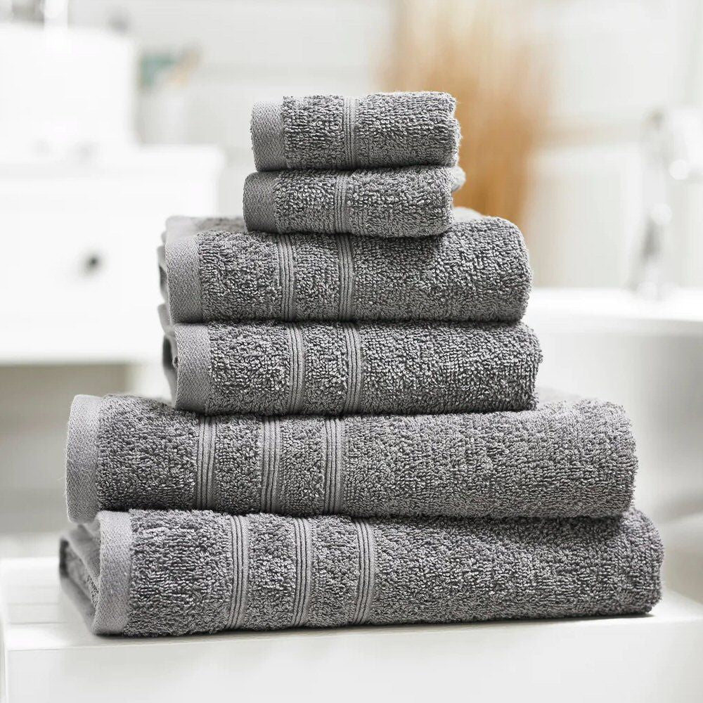 Deyongs 6-Piece Charcoal Harrison Towel Bale