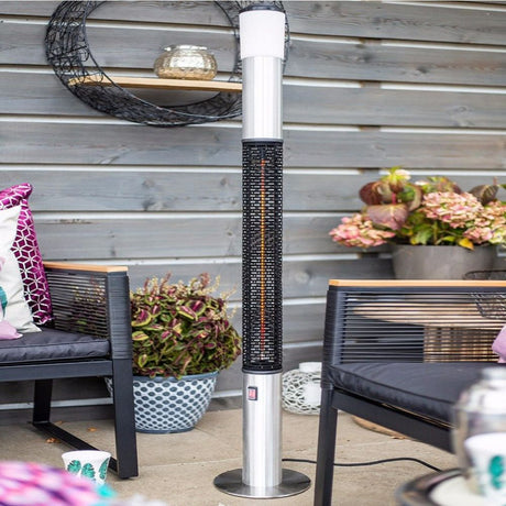 La Hacienda 135cm Tower Patio Heater with Speaker