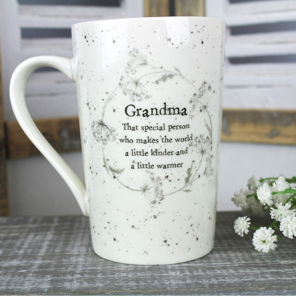 Langs 12cm White Grandma Sentiment Ceramic Mug