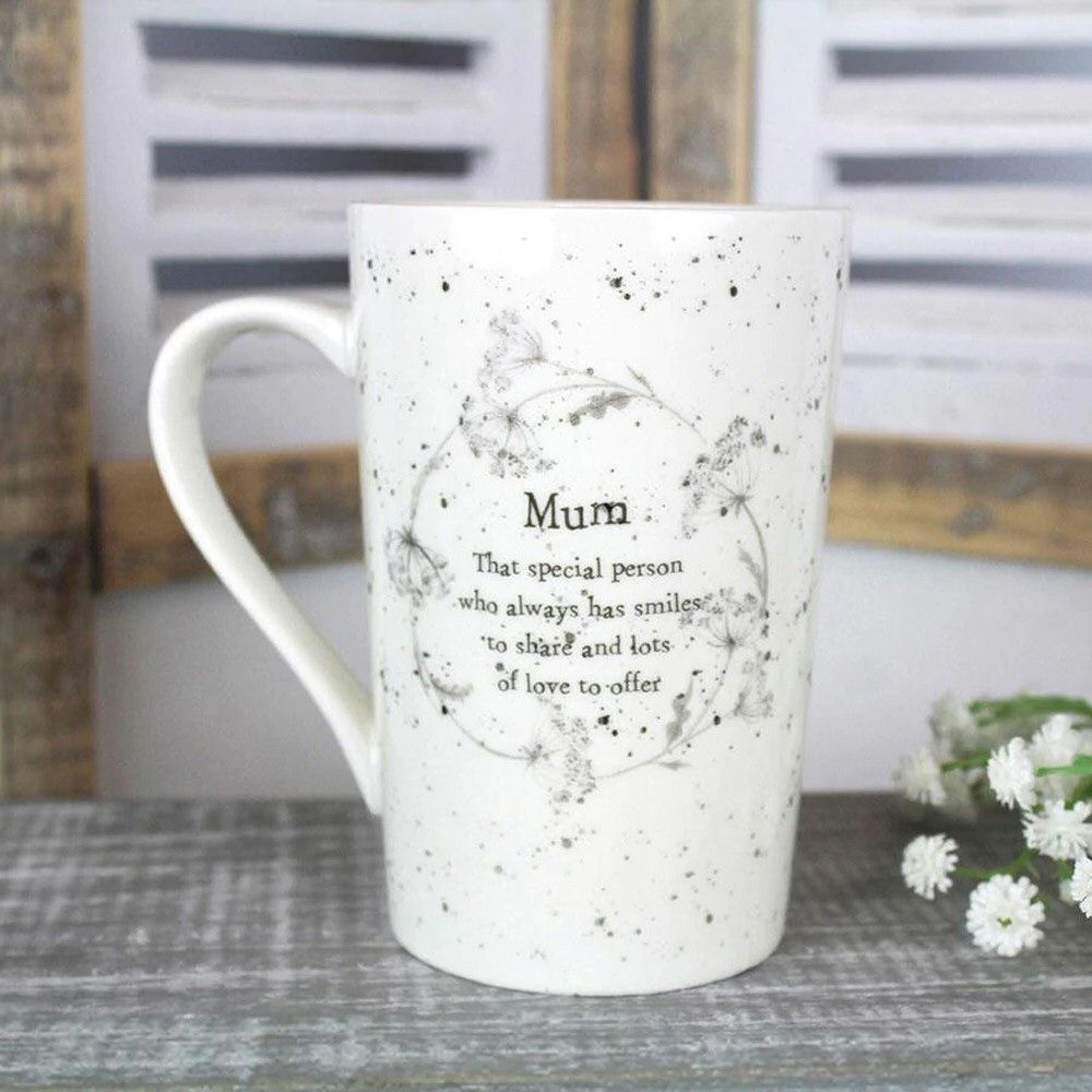 Langs 12cm White Mum Sentiment Ceramic Mug