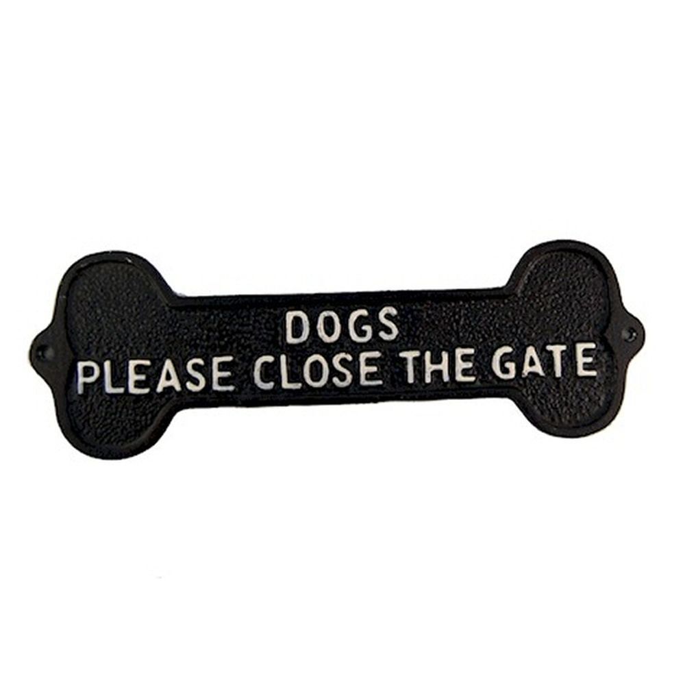 Ascalon Please Close The Gate Dogs Sign