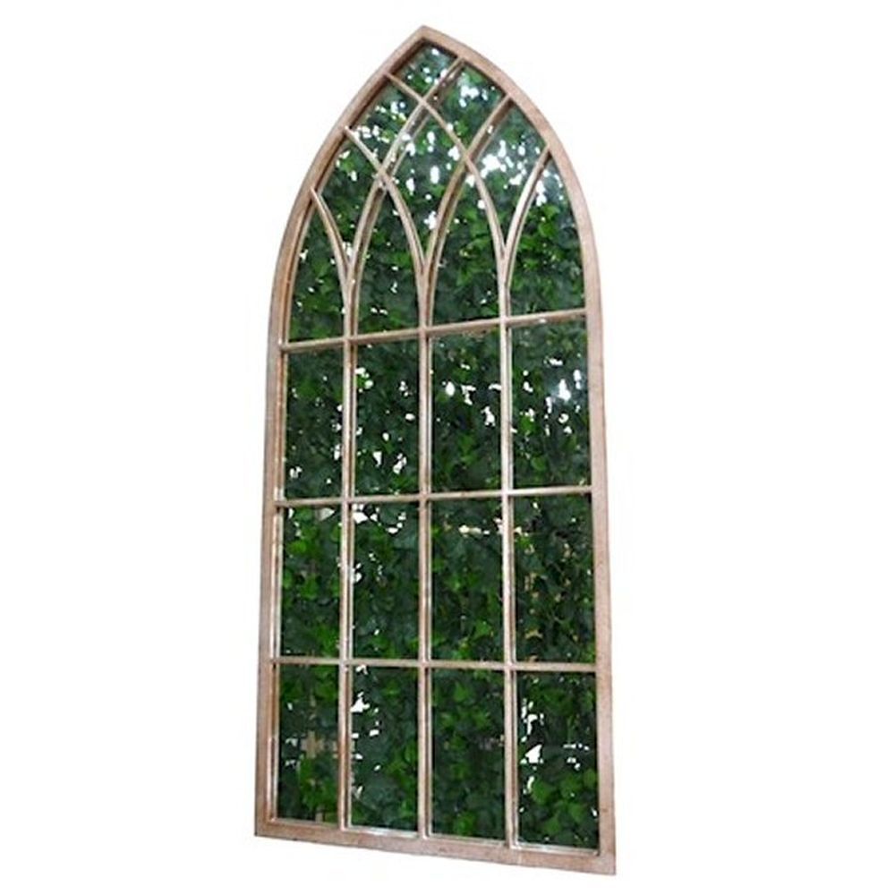 Ascalon 115cm Gothic Stone Effect Outdoor/Indoor Mirror