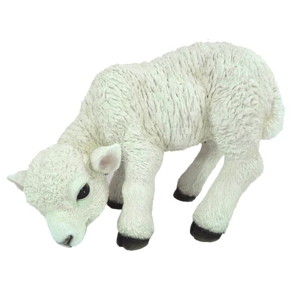 Vivid Arts 31cm Standing Lamb Resin Ornament - XRL-LAMB-D