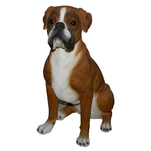Vivid Arts 47cm Boxer Dog Resin Ornament - XRL-BOXR-A