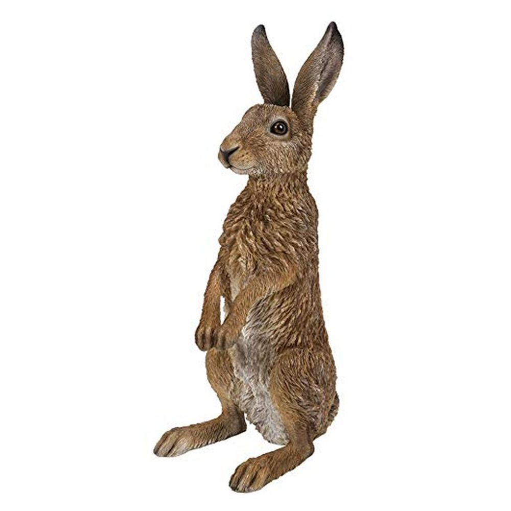 Vivid Arts 43cm Standing Hare Resin Ornament - XRL-HARE-B