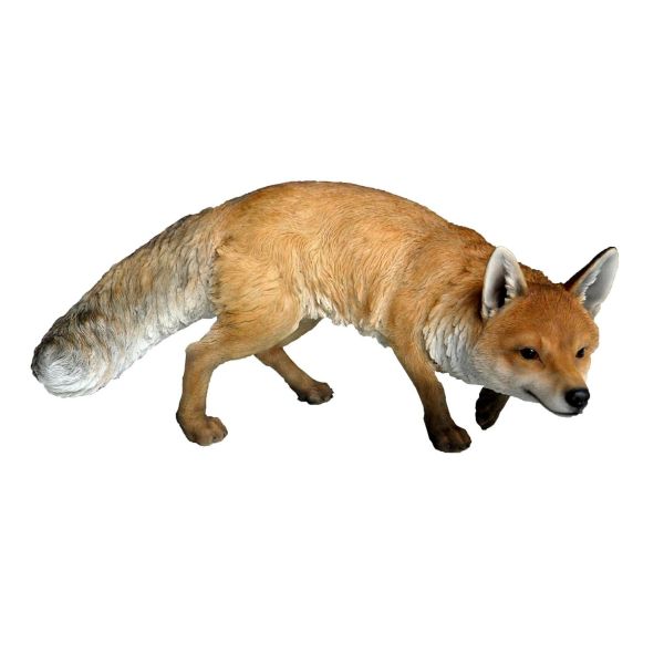 Vivid Arts 37.5cm Real Life Fox Resin Ornament - XRL-PFOX-D