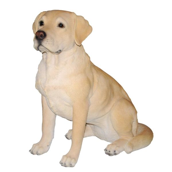 Vivid Arts 54cm Golden Labrador Dog Resin Ornament - XRL-LABR-A