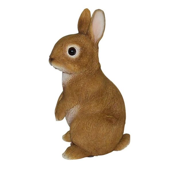 Vivid Arts 22cm Young Standing Rabbit Resin Ornament -  XRL-RB04-E