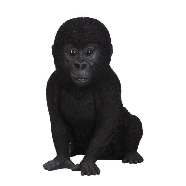 Vivid Arts 23cm Baby Gorilla Resin Ornament - XRL-GRLA-D