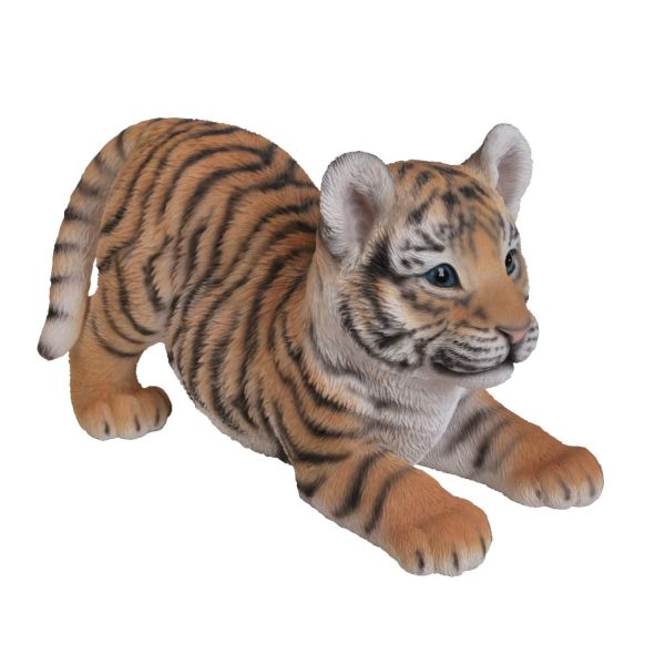 Vivid Arts 31cm Playful Tiger Cub Resin Ornament - XRL-PTIG-D