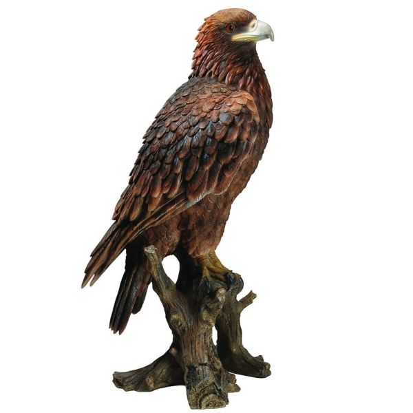 Vivid Arts 69cm Golden Eagle Resin Ornament - XRL-GDEG-A