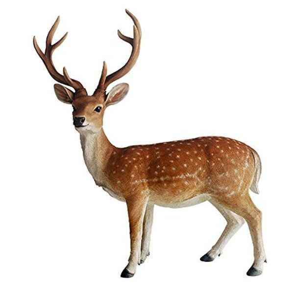 Vivid Arts 101cm Fallow Standing Stag Resin Ornament - XRL-STAG-A
