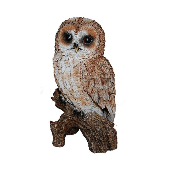 Vivid Arts 17cm Tawny Owl Resin Ornament - XRL-TWNY-F