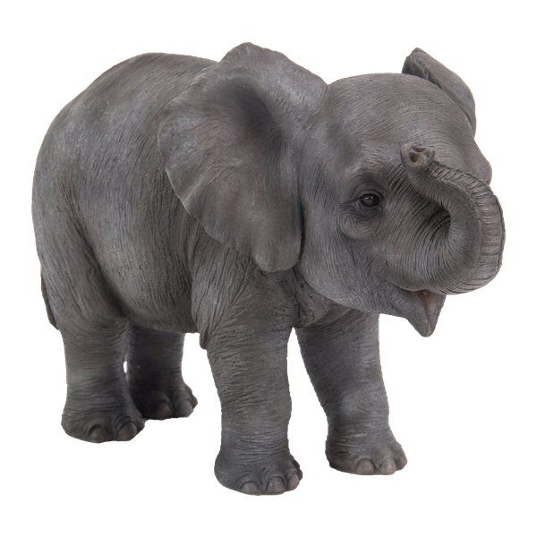 Vivid Arts 17cm Pet Pals Baby Elephant Resin Ornament - PZ-ELPH-F