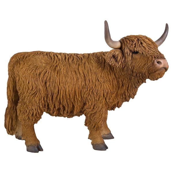 Vivid Arts 88cm Highland Cattle Resin Ornament - XRL-HLCA-A