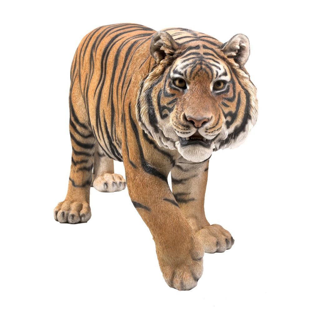 Vivid Arts 140cm Prowling Tiger Resin Ornament - XRL-TIGR-X