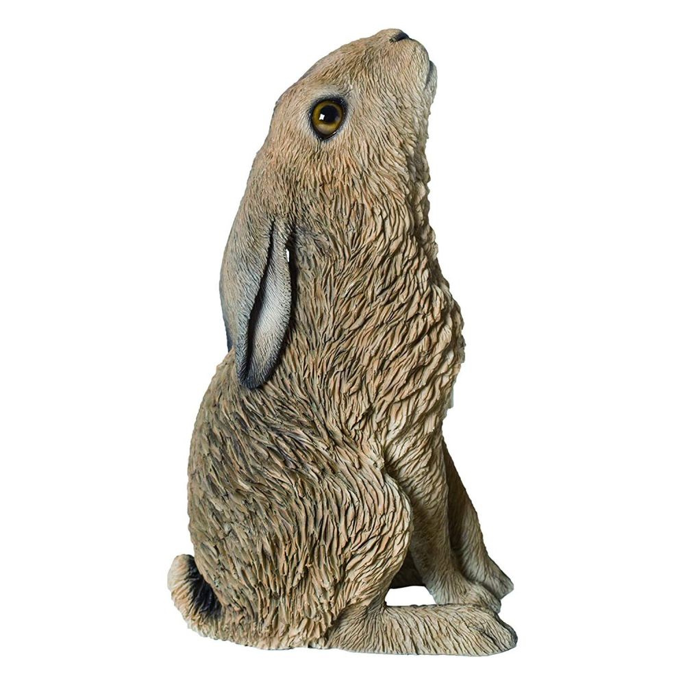 Vivid Arts 23cm Moon Gazing Hare Resin Ornament - XRL-HR01-D