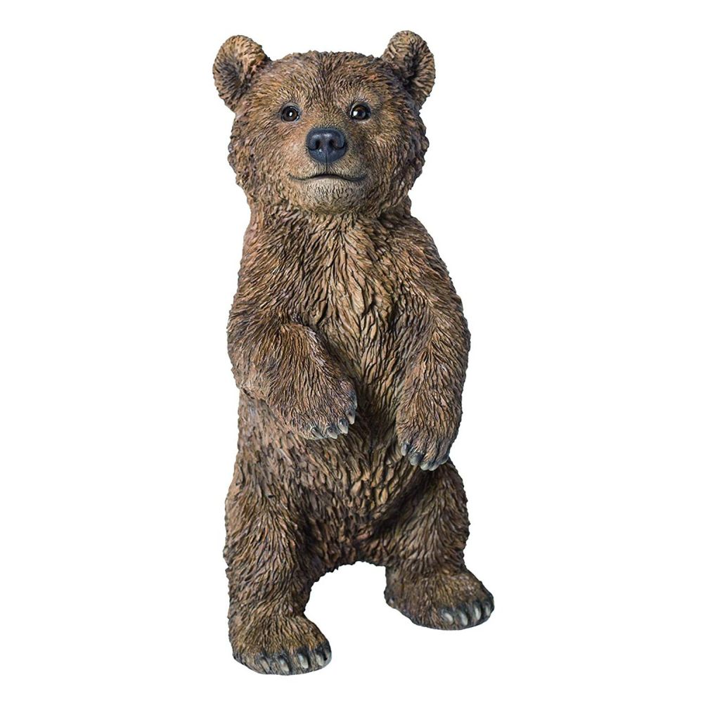 Vivid Arts 35cm Standing Bear Cub Resin Ornament - XRL-BEAR-C